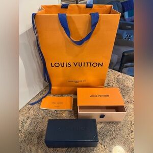 Louis Vuitton Sunglasses Case Bundle Authentic!